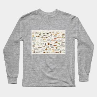 Fish Chart Long Sleeve T-Shirt